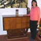Rare art deco bar cabinet, 1940