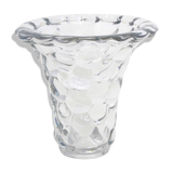 Crystal "honeycomb" vase P.D'Avesn