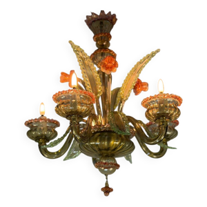 lustre vénitien en verre - 1940