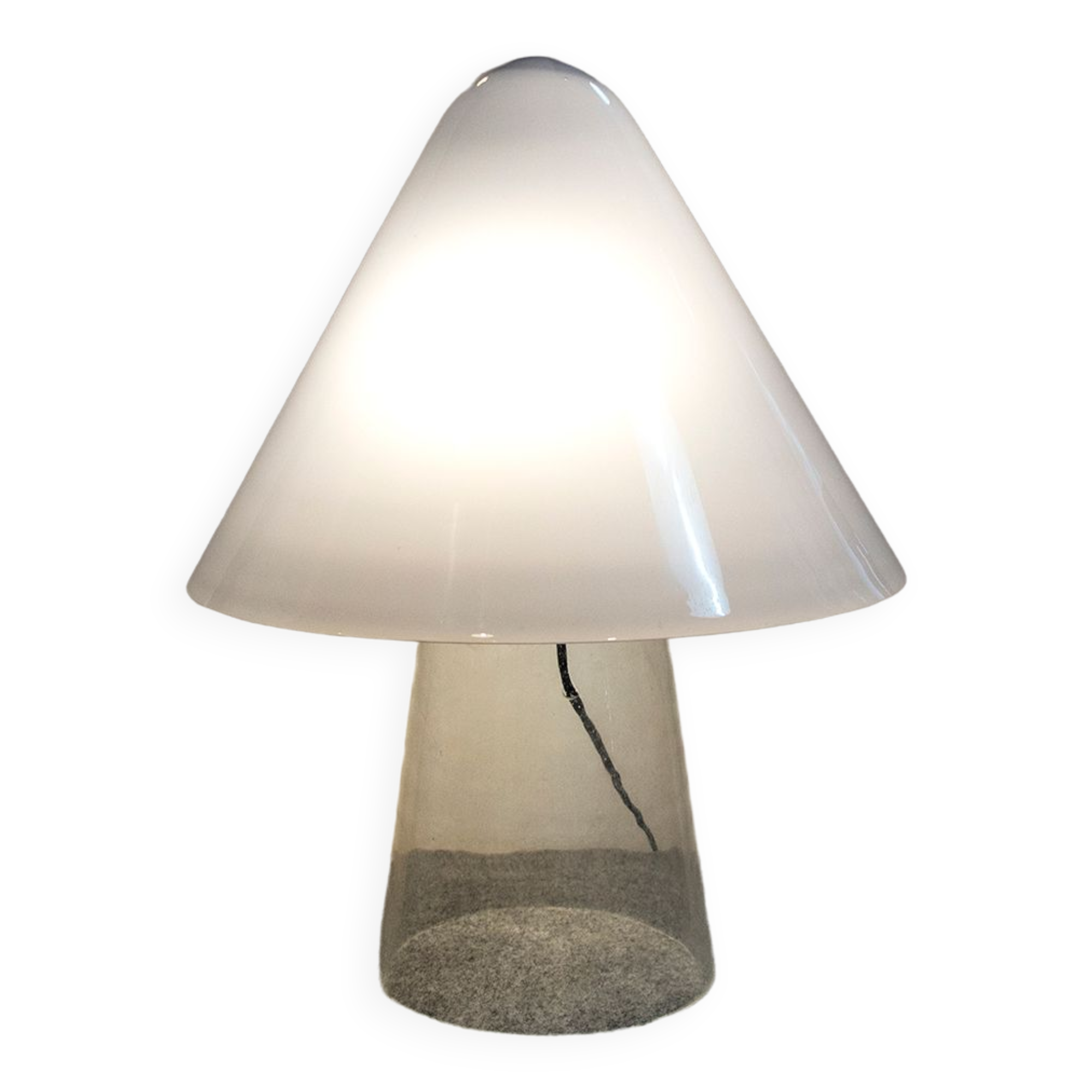 Table Lamp by Mauro Marzollo for Mazzega, Italy, 70's