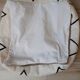 Black and white Berber ottoman cover with diamonds