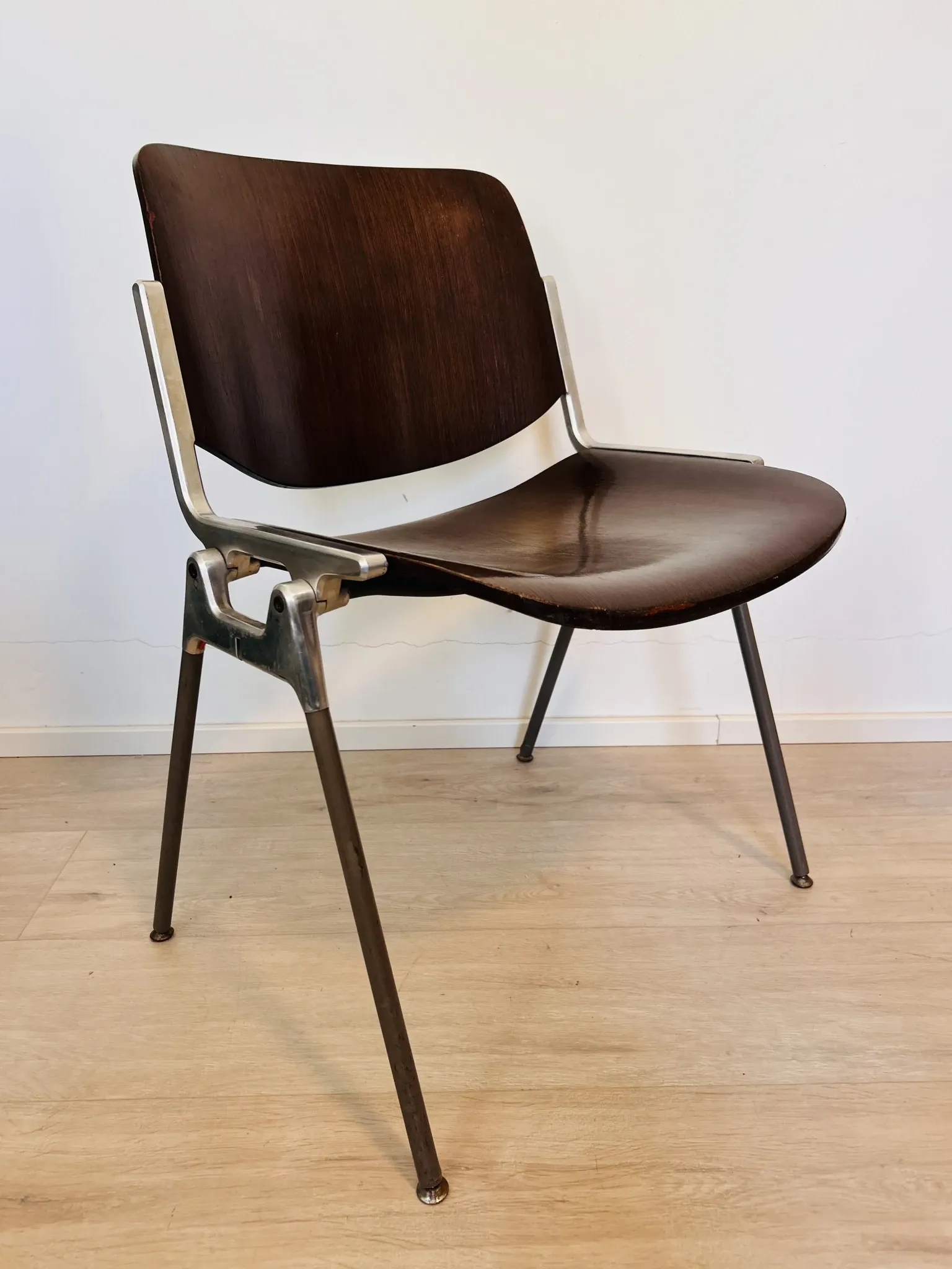 Vintage Side Chair by Giancarlo Piretti for Castelli, Italy1970’s