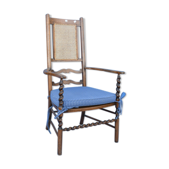 Canne-backed chair