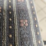 Vintage Knoll style bench with metal legs