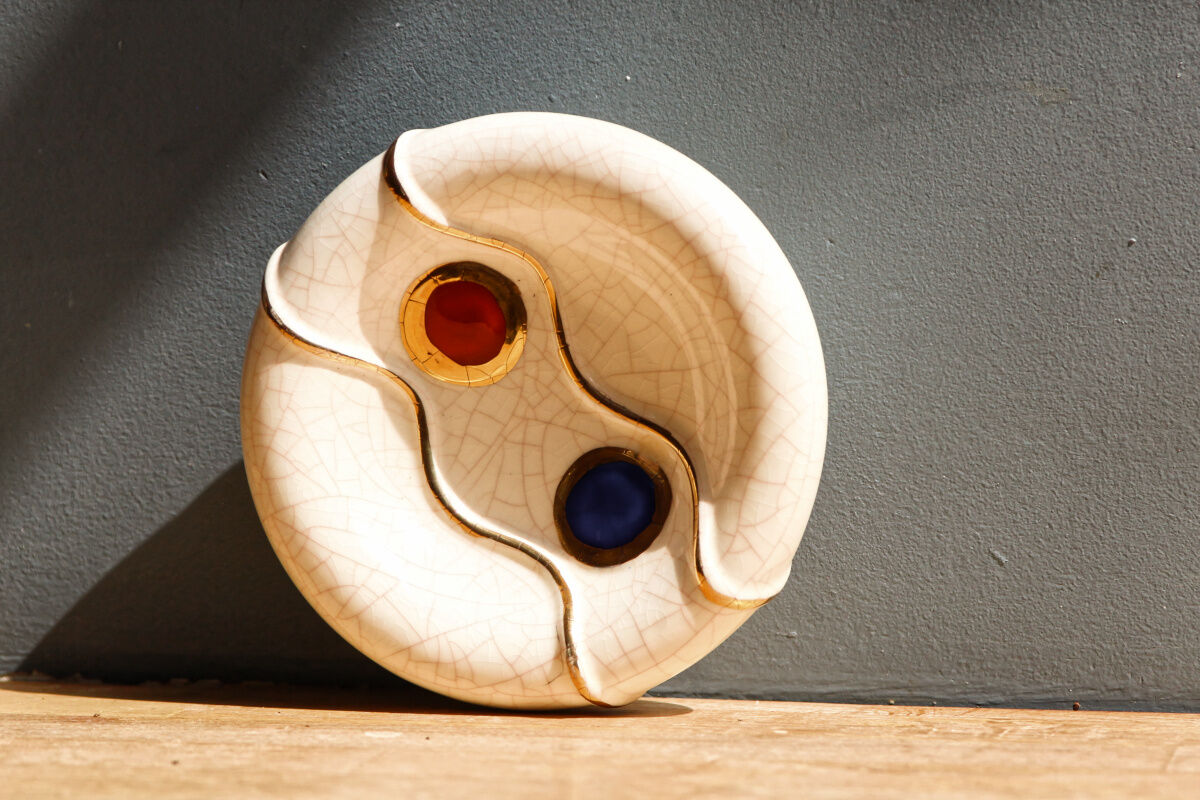 Longwy ashtray