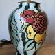Desvres ceramic lamps - Henri Delcourt