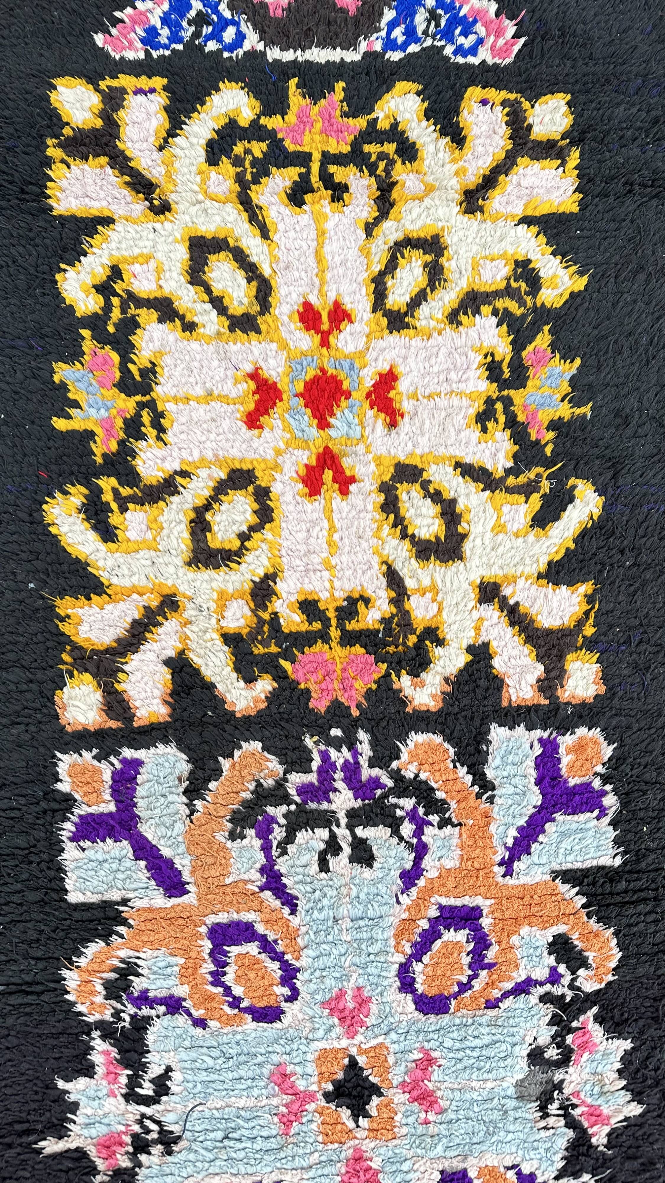 Colorful moroccan rug - 97 x 285 cm