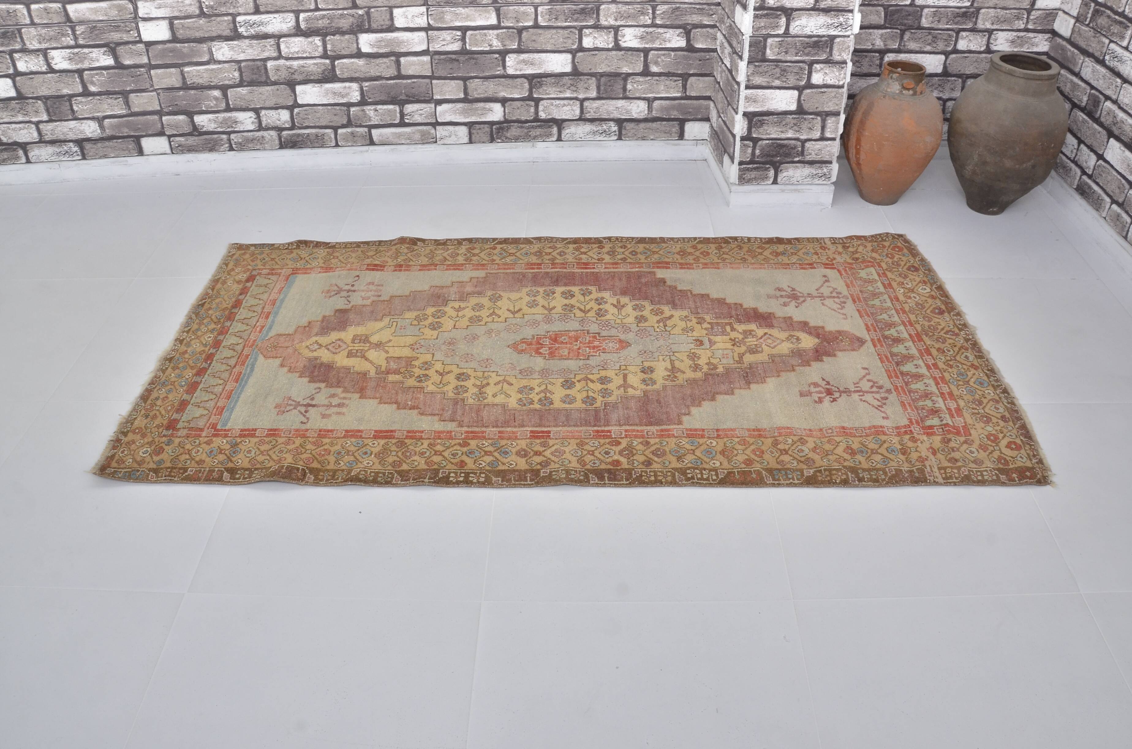 Vintage Oushak Handknotted Rug sku 1455