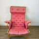 Pernilla Armchair by Bruno Mathsson for DUX – Pink Upholstery, 1970s–1980s