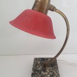 Vintage red desk lamp