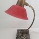 Vintage red desk lamp