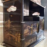 Small Japanese Lacquered Kazaridana Cabinet, Japan Edo Period