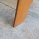 Corner glazed corner cabinet in old cherry wood 1900s