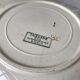 lot of 5 flat plates Terre de Fer Digoin Sarreguemines model "Suzanne" late nineteenth