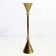 Scandinavian brass candle holder