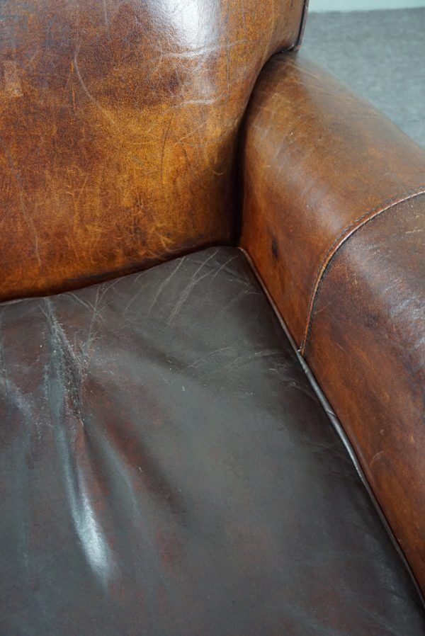 Sheepskin armchair