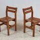 2 chaises maison Regain pour les arcs 1970