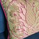 Decorative pillow case in brocade with ottoman turkish 16th century motifs