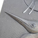 Mid-Century Relief with Herons