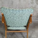 Fauteuil pied compas scandinave