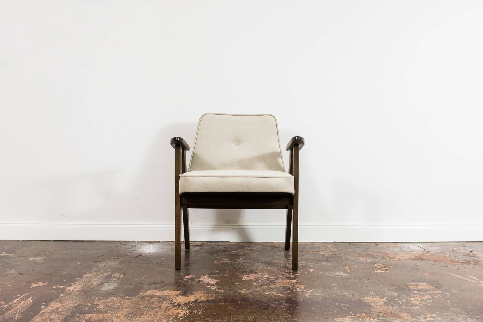Iconic Polish Mid-Century Armchair 366 by Józef Chierowski 1960's