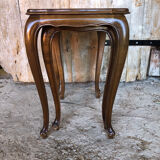 Coffee nesting table style Louis XV