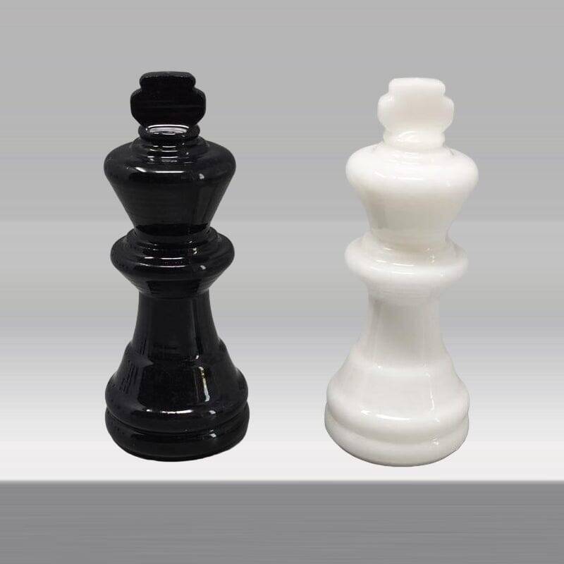 Vintage 1970s Italian Volterra Alabaster Chess Set – Handmade, Excellent Co