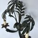 Pair of vintage palm leaf appliques