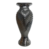 High Art Deco style metallic vase