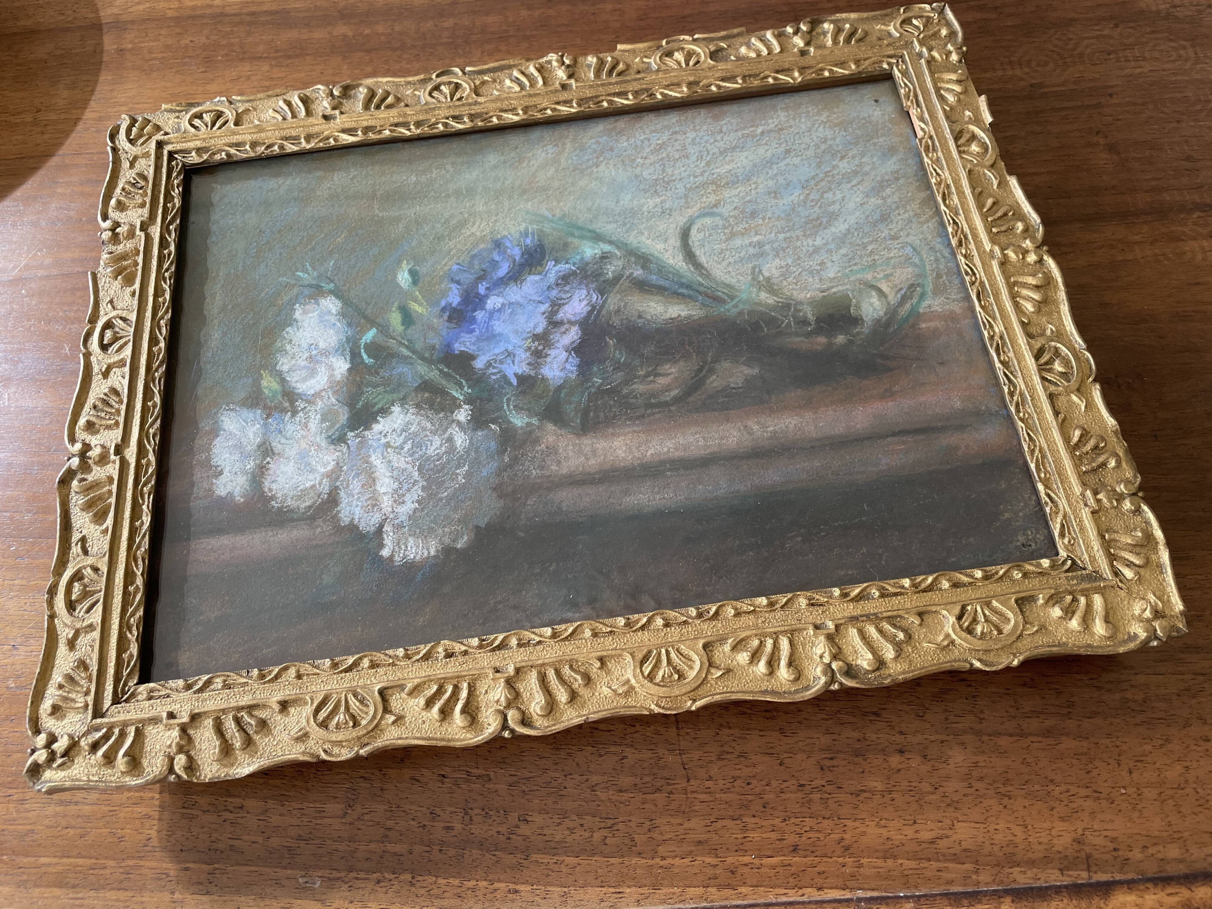 Pastel flower bouquet table