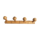 Bamboo-style wooden patère 30/40