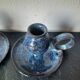 Pair of ceramic candle holders
