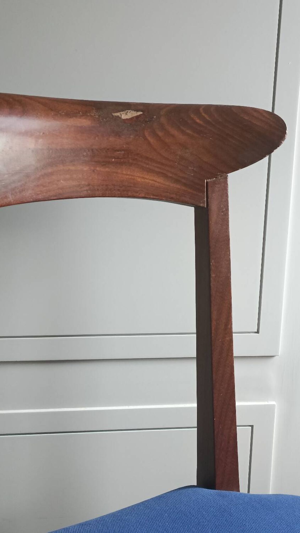 Pair of Italian teak chairs