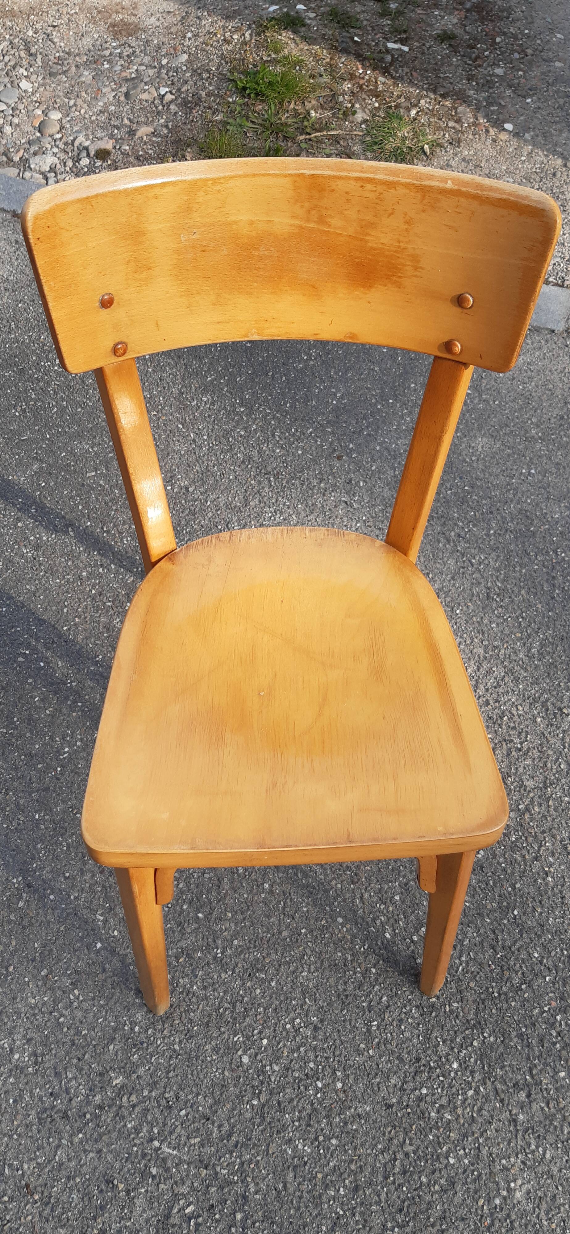 Set of 4 Baumann bistro chairs