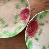 Assiettes en barbotine