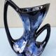 Vase en céramique bleue Vallauris