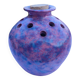 Vase flower spike ceramic golden pink purple