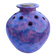 Vase flower spike ceramic golden pink purple