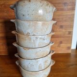 Set of 6 stoneware bowls