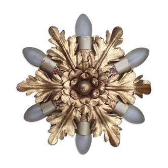 Ceiling lamp with floral decoration, Paris