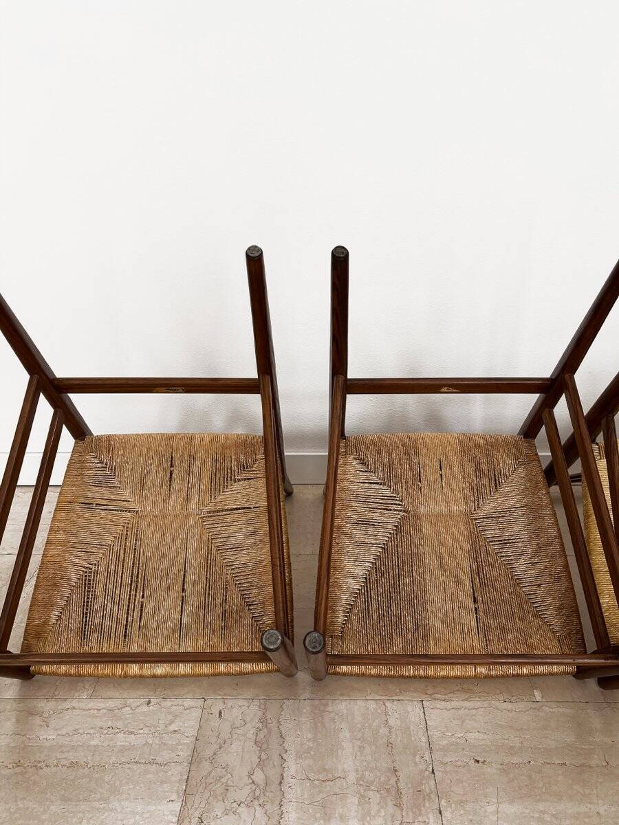 Leggera Model Chairs Designed by Gio Ponti for Cassina, Italy, 1950s, Set of 4