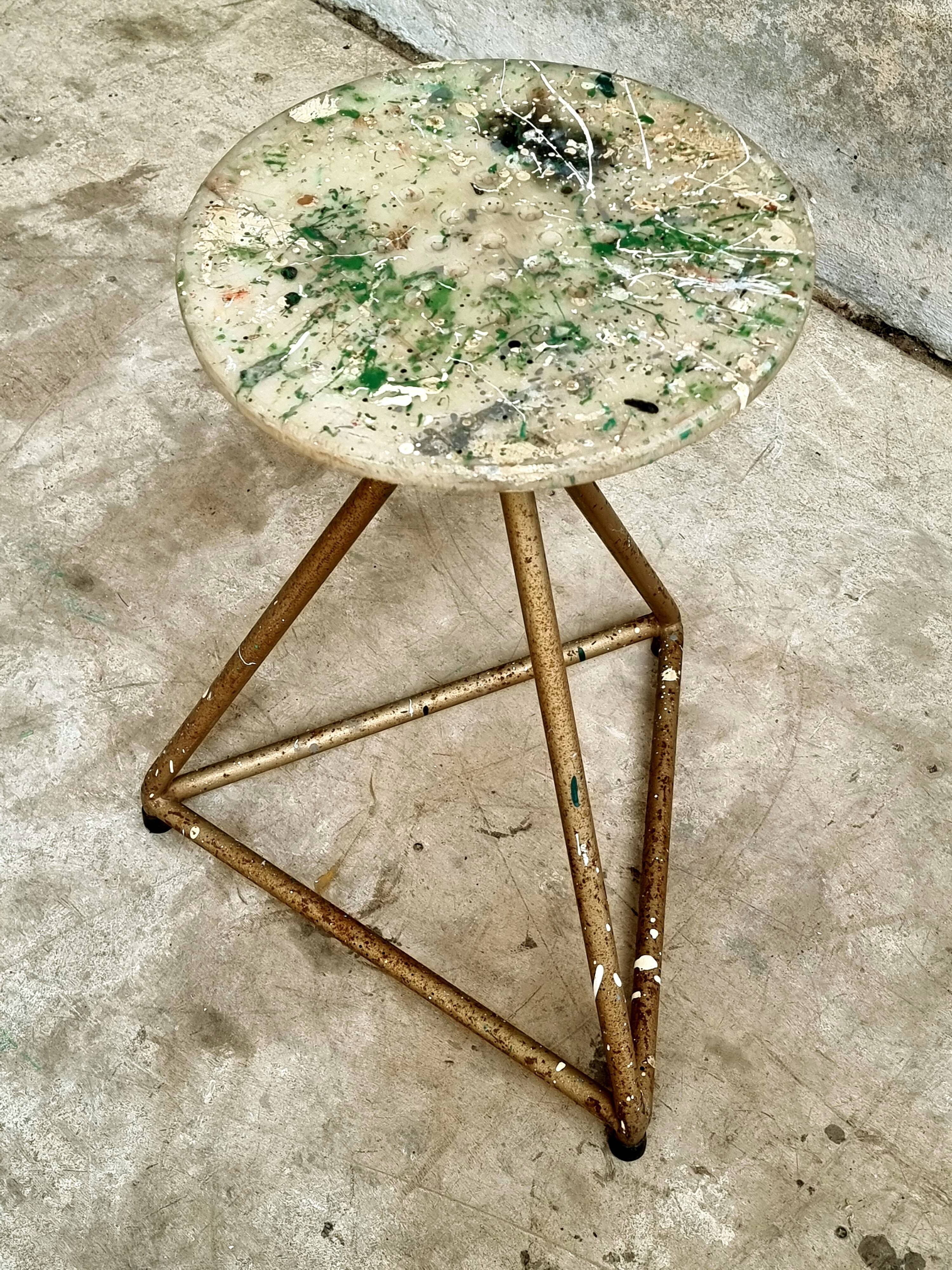 Vintage stool design stool painter's stool