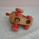 Jouet en bois articulé canard à tirer