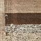 Brown & Beige Striped Large Vintage Kilim Rug, 306x336Cm