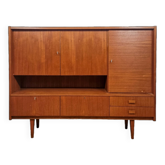 Enfilade scandinave en teck années 60