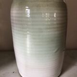 Vintage vase in enamelled ceramic