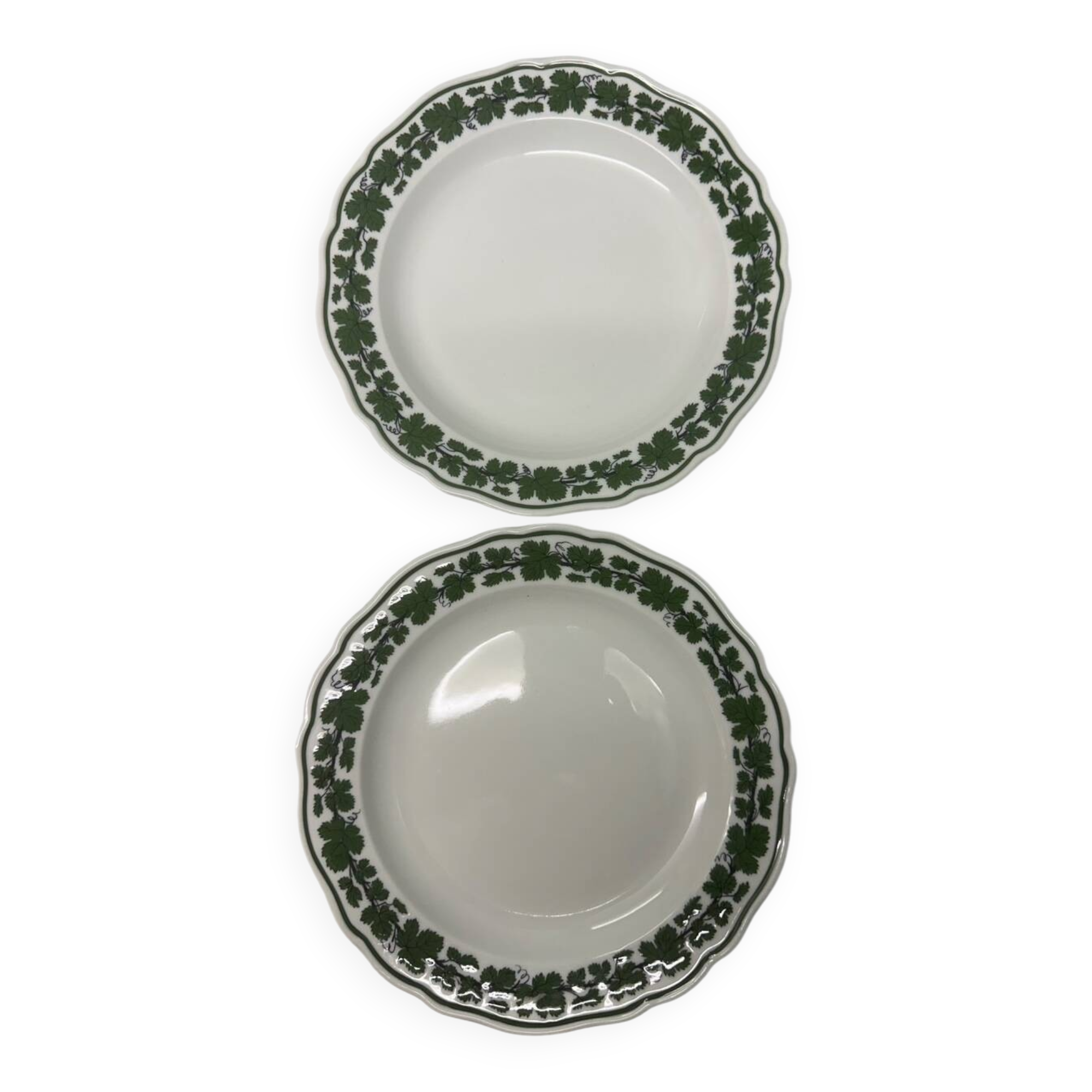 Meissen "Weinlaub" dessert plates, set of 2
