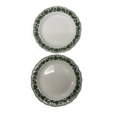 Meissen "Weinlaub" dessert plates, set of 2