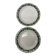 Meissen "Weinlaub" dessert plates, set of 2