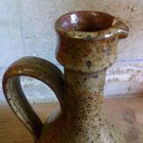 Vintage pottery in sandstone with handles and small beak